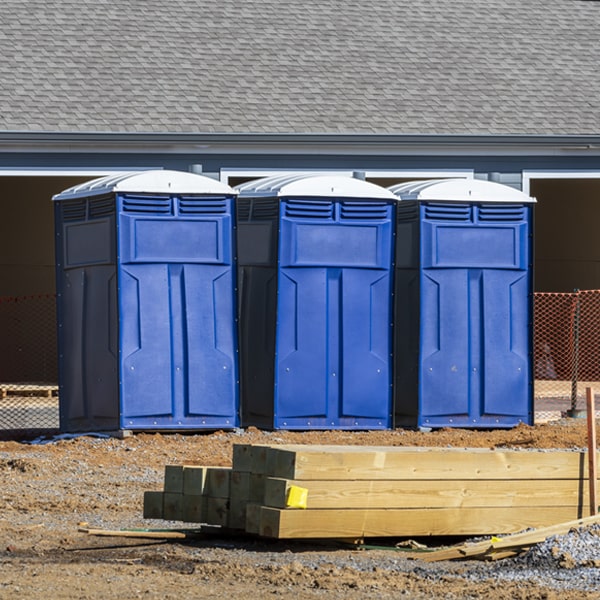 how can i report damages or issues with the porta potties during my rental period in Kitts Hill Ohio